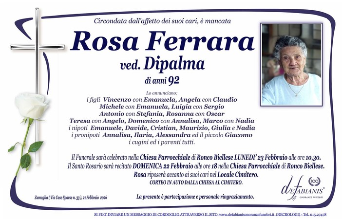 Rosa Ferrara Ved. Dipalma