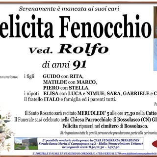 Felicita Fenocchio, Ved. Rolfo