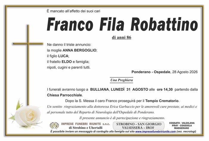 Franco Fila Robattino