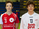 Federico Gioggia dell'Occhieppese U14 e Marco Germanetti del Biella Volley U17