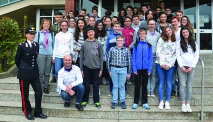 Andorno: Il maresciallo Lovadina ha incontrato gli studenti Andorno: Il maresciallo Lovadina ha incontrato gli studenti