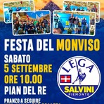 Festa del Monviso, la Lega Biella a Pian del Re nel ricordo di Umberto Bossi Festa del Monviso, la Lega Biella a Pian del Re nel ricordo di Umberto Bossi