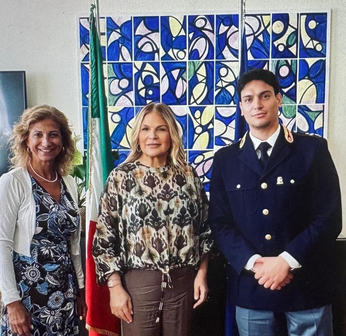 Biella, il Prefetto Scalfaro riceve in visita il nuovo Commissario della Polizia di Stato in forza alla Questura