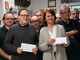 Gli alpini di Ponderano consegnano 2 donazioni durante la cena della Bagna Cauda Gli alpini di Ponderano consegnano 2 donazioni durante la cena della Bagna Cauda