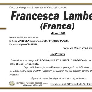 Francesca Lamberti (Franca) Francesca Lamberti (Franca)