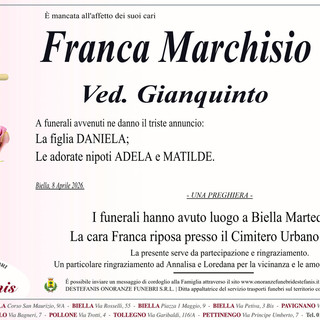 Franca Marchisio, Ved. Gianquinto