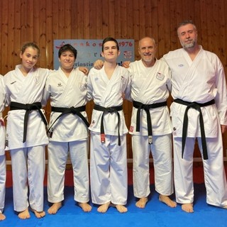 Cinture nere crescono: “Funakoshi 1976” in 7 superano gli esami di 1°-2° e 3° dan