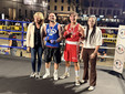 A destra: Leonardo Bergo al fianco di Valeria Mercando, campionessa italiana assoluta Elite 2025. A destra: Leonardo Bergo al fianco di Valeria Mercando, campionessa italiana assoluta Elite 2025.