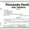 Fernanda Fantini, ved. Caldera Fernanda Fantini, ved. Caldera