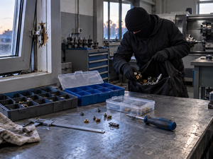 Ladri in azione a Dorzano, colpita un’azienda di torneria meccanica - Immagine generata con IA Ladri in azione a Dorzano, colpita un’azienda di torneria meccanica - Immagine generata con IA