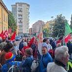 Biella, fiaccolata della Liberazione nei luoghi della memoria cittadina - Foto e Video Nicola Rasolo per newsbiella.it