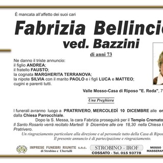 Fabrizia Bellincioni, ved. Bazzini