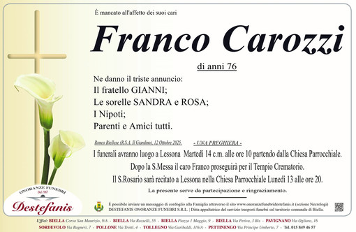 Franco Carozzi Franco Carozzi