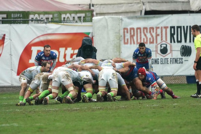 Biella Rugby si arrende a Rovigo, che si impone con 74–7 - Foto Martina Rossetto
