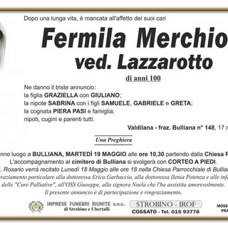 Fermila Merchiori, ved. Lazzarotto