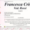Francesca Cristilli, ved. Rossi