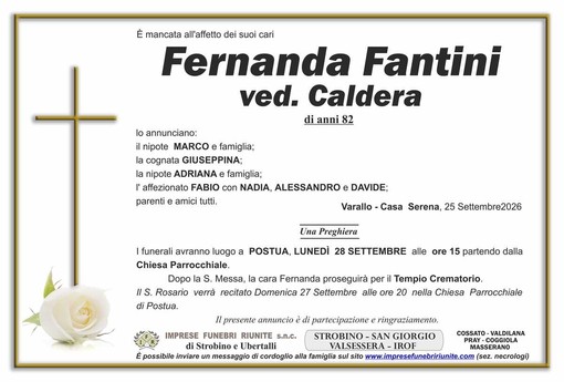 Fernanda Fantini, ved. Caldera Fernanda Fantini, ved. Caldera