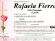 Rafaela Fierro, Ved. Pasquale