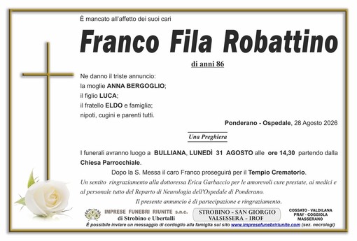 Franco Fila Robattino Franco Fila Robattino