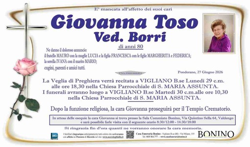 Giovanna Toso, ved. Borri