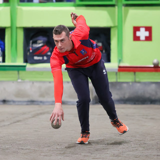 Gabriele Graziano del Gaglianico difende il titolo nell’individuale maschile - Foto Federbocce Gabriele Graziano del Gaglianico difende il titolo nell’individuale maschile - Foto Federbocce