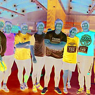 Giada Gregoletto con il numero 152, vicino alla vincitrice Chiara Rosa, insieme alle altre finaliste Giada Gregoletto con il numero 152, vicino alla vincitrice Chiara Rosa, insieme alle altre finaliste