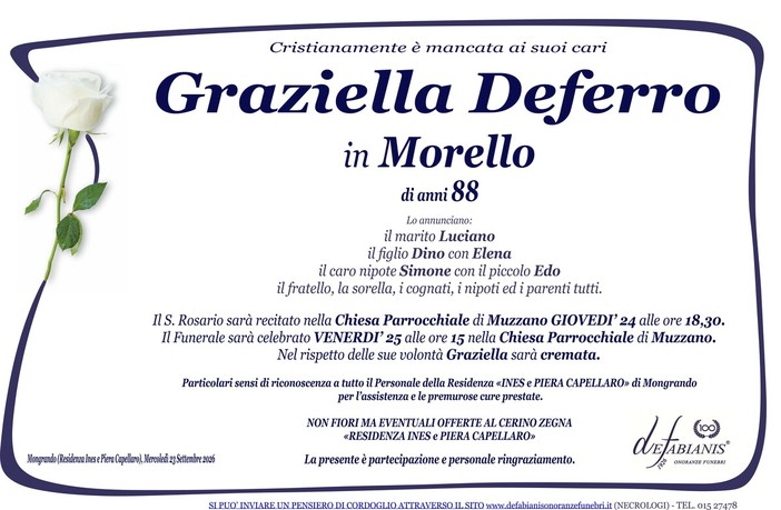 Graziella Deferro in Morello
