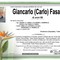Giancarlo (Carlo) Fasan Giancarlo (Carlo) Fasan