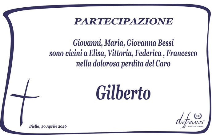 Gilberto Pessa - Partecipazione