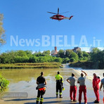Ciclista travolto dalla piena del torrente: stava attraversando il guado di Castelletto Cervo - Servizio di Gilberto Caon Ciclista travolto dalla piena del torrente: stava attraversando il guado di Castelletto Cervo - Servizio di Gilberto Caon