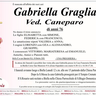 Gabriella Graglia, ved. Caneparo