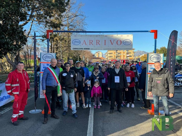 Gaglianico: sport e solidarietà a “Un chilometro per Telethon” Gaglianico: sport e solidarietà a “Un chilometro per Telethon”