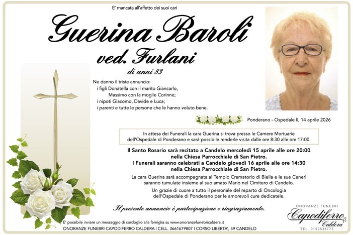Guerina Baroli, ved. Furlani