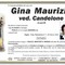 Gina Maurizio, ved. Candelone
