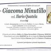 Giacoma Minutillo, ved Ilario Quatela