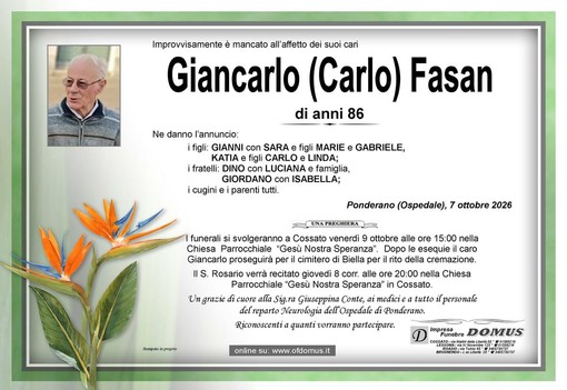 Giancarlo (Carlo) Fasan