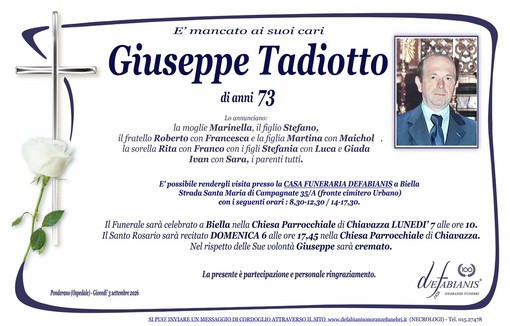 Giuseppe Tadiotto Giuseppe Tadiotto