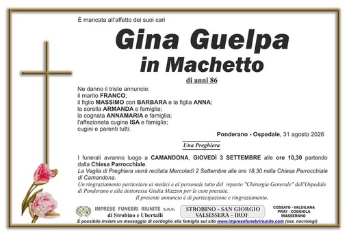 Gina Guelpa in Machetto Gina Guelpa in Machetto