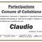 Claudio, Partecipazione Comune di Callabiana