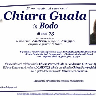 Chiara Guala in Bodo
