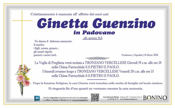 Ginetta Guenzino in Padovano