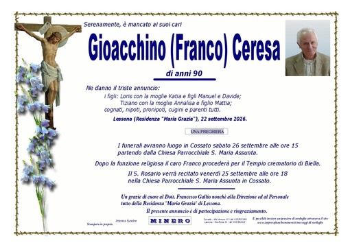 Gioacchino (Franco) Ceresa Gioacchino (Franco) Ceresa
