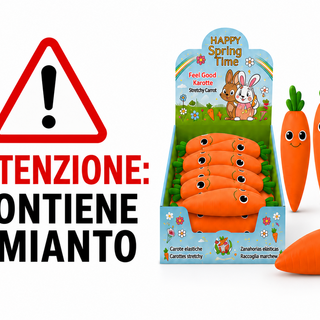Attenzione a questo giocattolo: contiene amianto