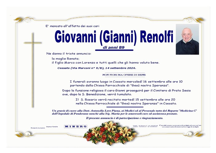 Giovanni (Gianni) Renolfi