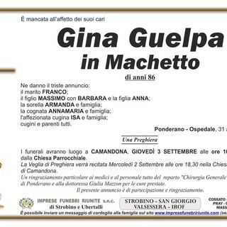 Gina Guelpa in Machetto Gina Guelpa in Machetto