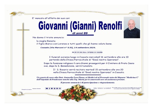 Giovanni (Gianni) Renolfi