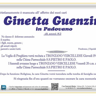 Ginetta Guenzino in Padovano