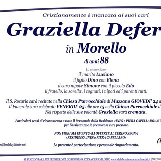 Graziella Deferro in Morello