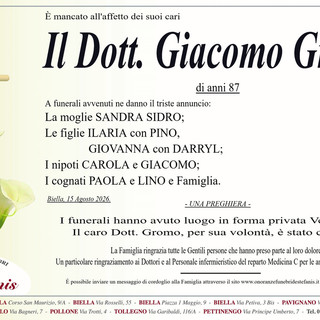 Il Dott. Giacomo Gromo