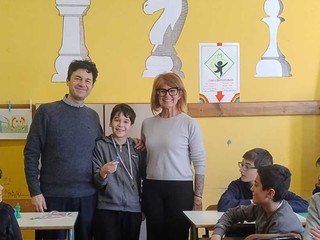Trofeo Scacchi Biella3, 34 studenti in gara. Podio a Campagnolo e a Kalleparampil , Gagliardo Marcello